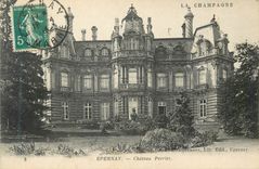 CPA Epernay Chateau Perrier 