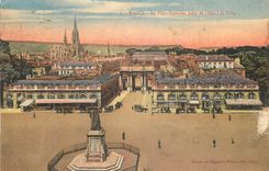 CPA Nancy La Place Stanislas prise de l Hotel de Ville 