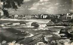 CPM Biarritz vue vers la grande plage