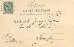 CPA Chateau de Rambouillet porte du boudoir de Marie Antoinette