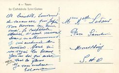 CPM Tours la cathedrale saint gatien