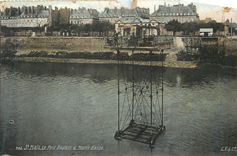 CPA St Malo le pont reulant a maree basse