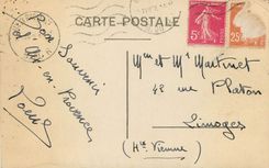 CARTE PHOTO Statue Colonnes