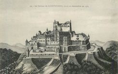 CPA Le chateau de Lichtenberg avant sa destruction en 1563