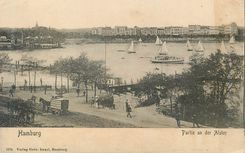 CPA Hamburg partie en der Alster