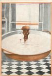 CPA Enfant noir dans l'eau
