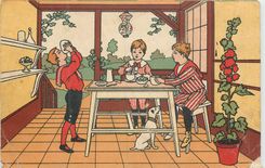 CPA A la belle Jardiniere Enfants