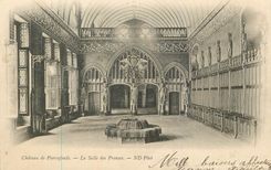 CPA Chateau de Pierrefonds La Salle des Preuses (carte 1900)