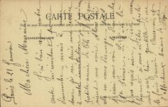 Paris 14 - The Lion of Belfort - Bartholdi - Sculptor - Boulevard Raspail and Rue Denfert Rochereau - CPA