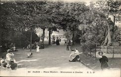 Paris 14 - Place Denfert - Monument has Charlet - CPA