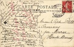 Paris - 14 - the Lion of Belfort - Boulevard Raspail and Rue Denfert Rochereau - CPA