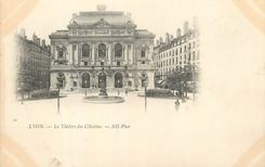 CPA Lyon Le Theatre des celestins (carte 1900)