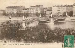 CPA Lyon Pont du Midi et le Rhone