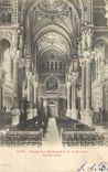 CPA Lyon Interieur de la Basilique de N D de Fourviere Vue de l'Entree
