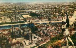 CPA Lyon Panorama Pris de Fourviere