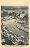 CPA Lyon Vue Generale de Vaise et Entree de la Saone dans Lyon Vue Prise de l'Ascenseur
