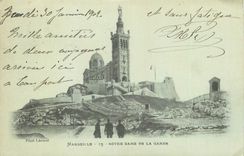 CPA Marseille Notre Dame de la Garde (carte 1900)