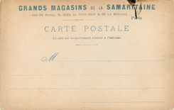 CPA Mme Demont Breton La Plage Musee du Luxembourg Grands Magasins de la Samaritaine Samaritaine