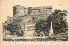 CPA Tournon Le Chateau et le Monument aux Morts (Antoine Sartorio Sculpt Tournon arch)