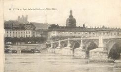 CPA Lyon Pont de la Guillotiere L'Hotel Dieu