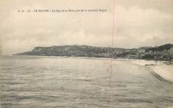 CPA Le Havre Le Cap de la Heve Pris de la Nouvelle Digue