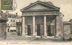 CPA Honfleur Portail de l'Eglise Sainte Catherine