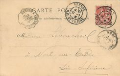 CPA Rennes le Jardin des Plantes (carte 1900)