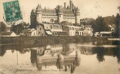CPA Pierrefonds le Chateau et l'Etang Cote Ouest