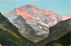 CPM Jungfrau Bein Alpengluhen Photographie R Gabler Interlaken