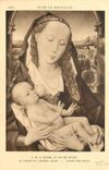 CPA R De La Pasture dit Van Der Weyden La Vierge et l'Enfant Jesus
