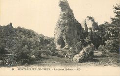 CPA Montpellier le Vieux Le Grand Sphinx