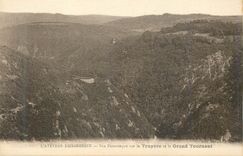CPA L'Aveyron Pittoresque Vue Pittoresque sur la Truyere et le Grand Tournant