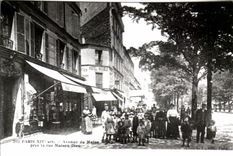 Paris 14 - REPRODUCTION - Avenue of Maine close the street House God CPA