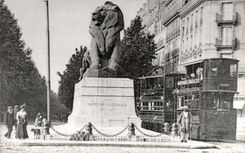 WIEDERGABE Paris-14 - Lowe von Belfort - Denfert Rochereau setzen - CPA