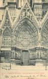 CPA 68 cathedrale de reims areature gauche du grand portail
