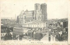 CPA Reims panorama (carte 1900)