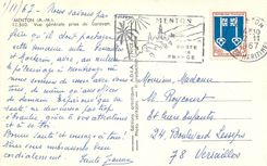 CPM Menton(a m) 12360 vue generale prise de garavan