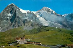 CPM Kleine Scheidegg 2061 m Eiger Nordwand und Monch