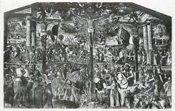 CPA 87 a Lugano Chiesa Santa Maria Degli Angeli Crocifiselone di Bernardino Luino