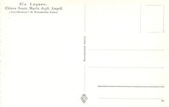 CPA 87 a Lugano Chiesa Santa Maria Degli Angeli Crocifiselone di Bernardino Luino