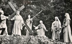 CPM Calvaire de Pontchateau 5 le Chemin de Croix (VIIIe Station) Jesus Console les Saintes Femmes