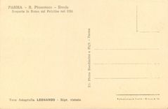 CPA Parma R Pinacoteca Ercole Scoperta in Roma Sul Palatino Nel 1724 Vera Fotografia Leonardo