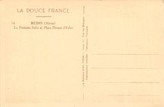 CPA La Douce France Reims (Marne) La Fontaine Sube et Place Drouet d'Erlon