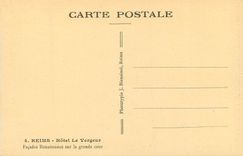 CPA Reims Hotel le Vergeur Facades Renaissance sur la Grande Cour