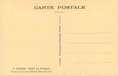 CPA Reims Hotel le Vergeur Portail de l'Ancien Hopital Saint Marcoul