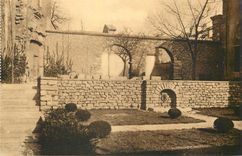 CPA Reims Hotel le Vergeur Jardin Creux