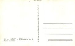 CPM Nancy l'Hemicycle de la Place Carriere