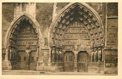 CPA Reims (Marne) le Portail Nord de la Cathedrale