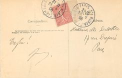 CPA Cathedrale de Reims Portail du Jugement le beau Dieu