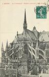 CPA Reims la Cathedrale Details Exterieurs de l'Abside 